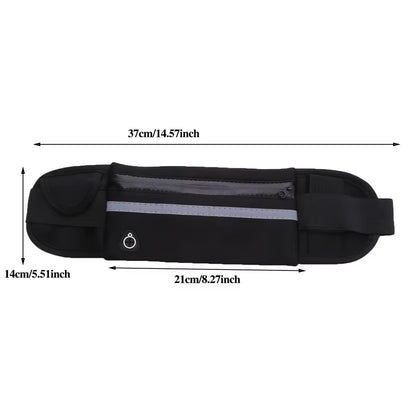 Sport Running Waist Bag for Women Men Comfortable Gym Fanny Bag Safty Tape Cycling Phone Case Running Belt
