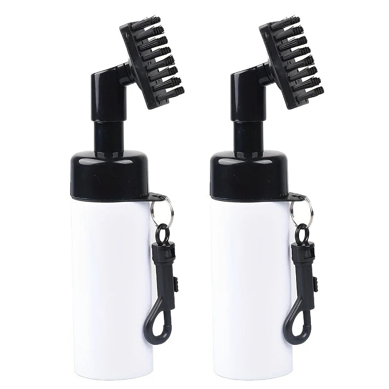 1/2Pcs Golf Club Cleaner Groove Tube Golf Brush Golf Club Brush with Leakproof Reservoir Tube Squeeze Bottle for Easy Cleaning