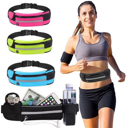 Sport Running Waist Bag for Women Men Comfortable Gym Fanny Bag Safty Tape Cycling Phone Case Running Belt